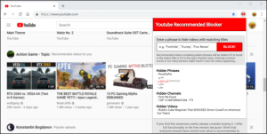 إضافة بجوجل كروم تمنع ظهور فيديوهات معينة فى يوتيوب