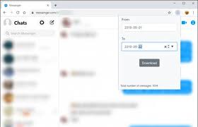 طريقة تنزيل نسخة من رسائل أى محادثة على فيسبوك ماسنجر