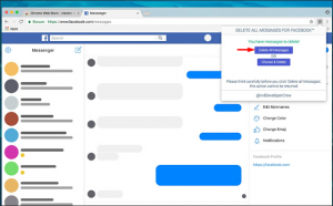 كيف تحذف رسائل "Facebook Messenger" بالجملة ؟