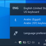 طرق تغيير طريقة التبديل بين اللغات على ويندوز 10